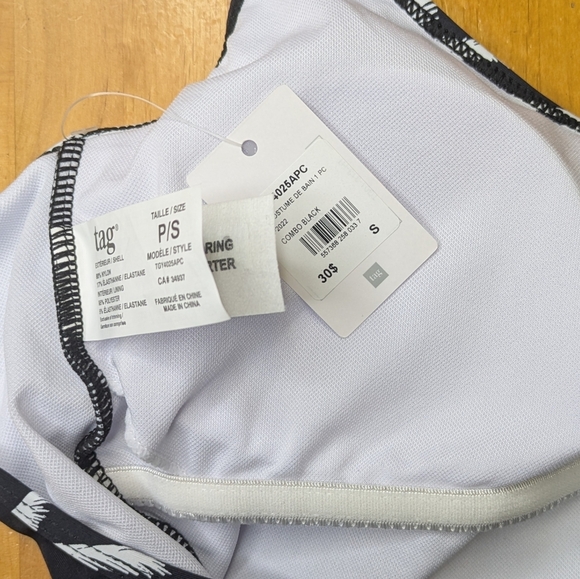 2/$25-Palm Tree Open Back One-piece Swimsuit NWT By TAG - Picture 10 of 11